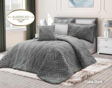 روتختی دونفره مخمل طوسی تیره