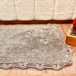 پادری لوندر پنبه ای طوسی طرح بافت