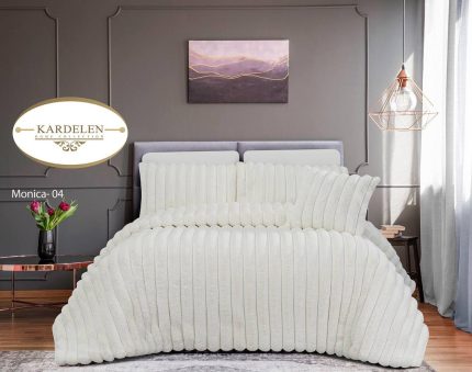 روتختی تدی 2نفره راه راه سفید