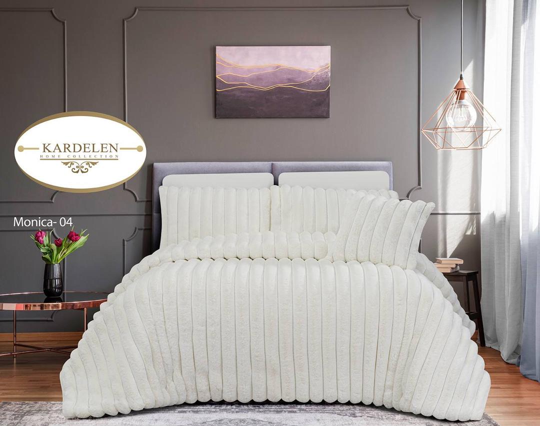 روتختی تدی 2نفره راه راه سفید روتختی تدی 2نفره راه راه سفید