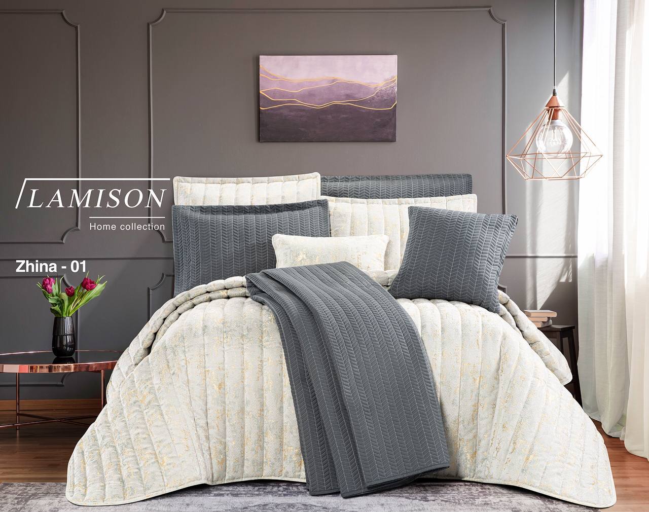 روتختی عروس 2 نفره مخمل ژاکارد دو دست روتختی 03 روتختی عروس 2 نفره مخمل ژاکارد دو دست روتختی 03